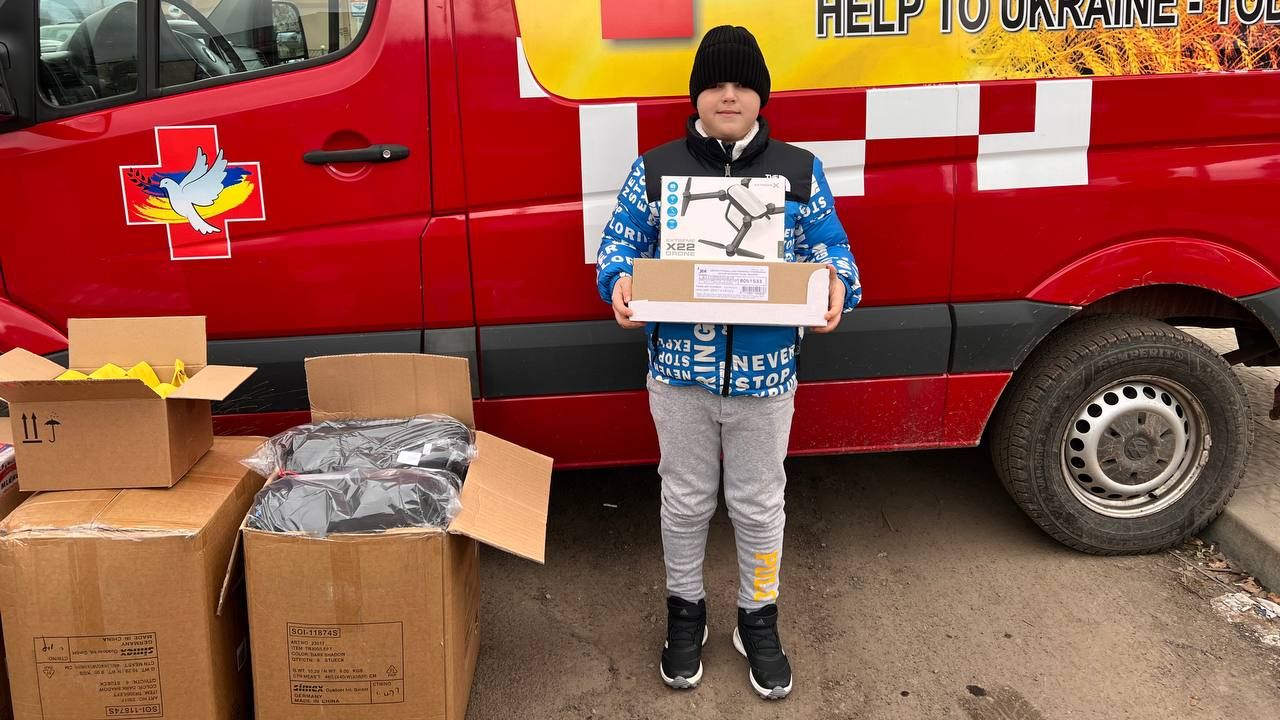 Дрон для ЗСУ від свалявця