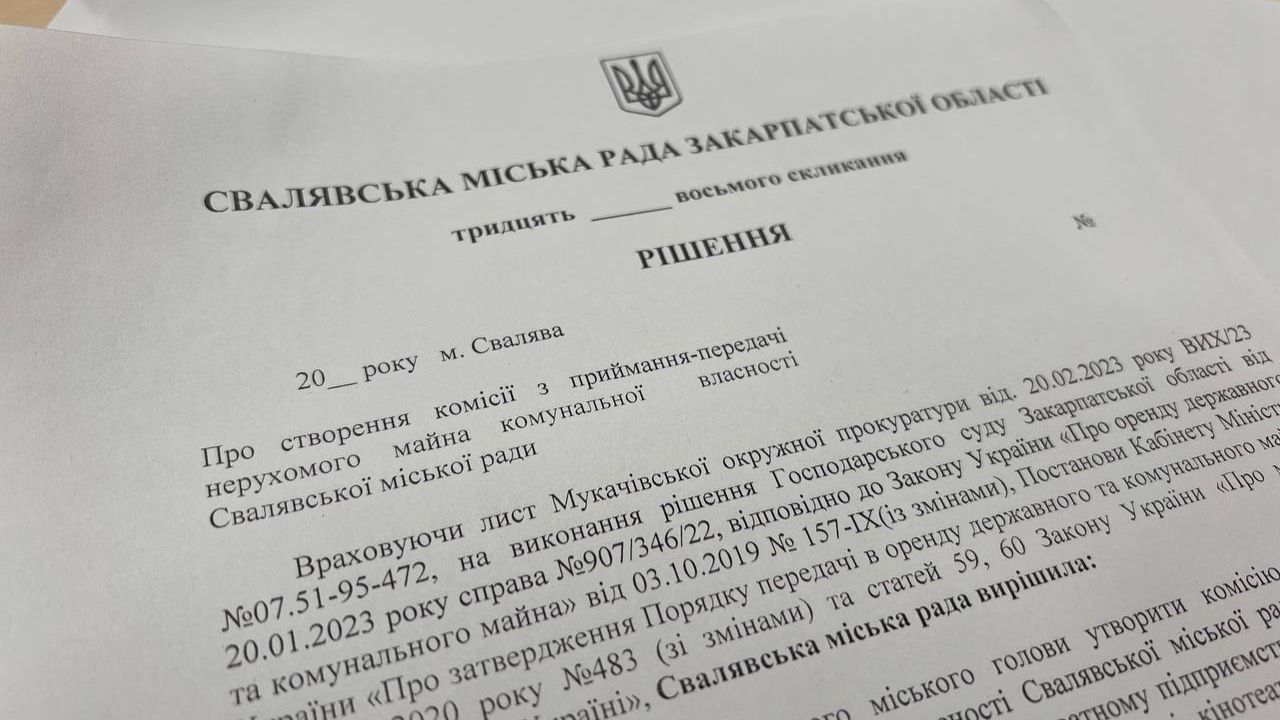 Рішення сесії