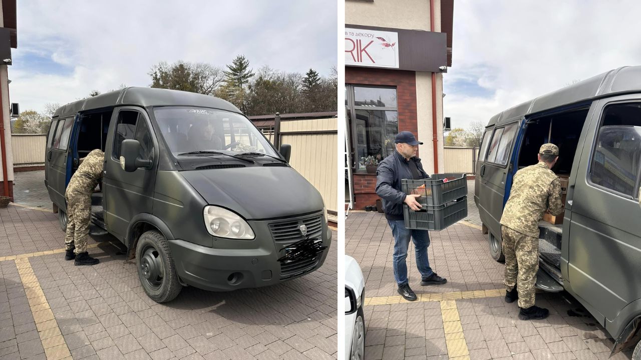 Авто з Сваляви для ЗСУ