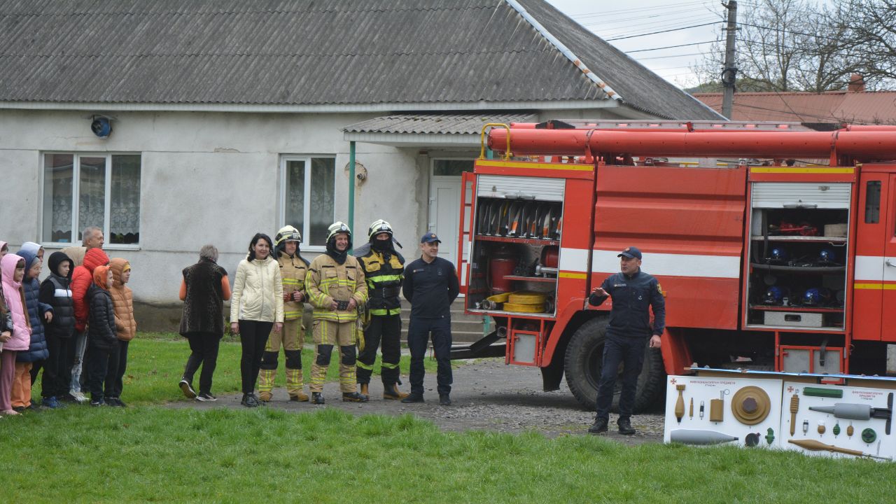 Свалявські рятувальники в школі