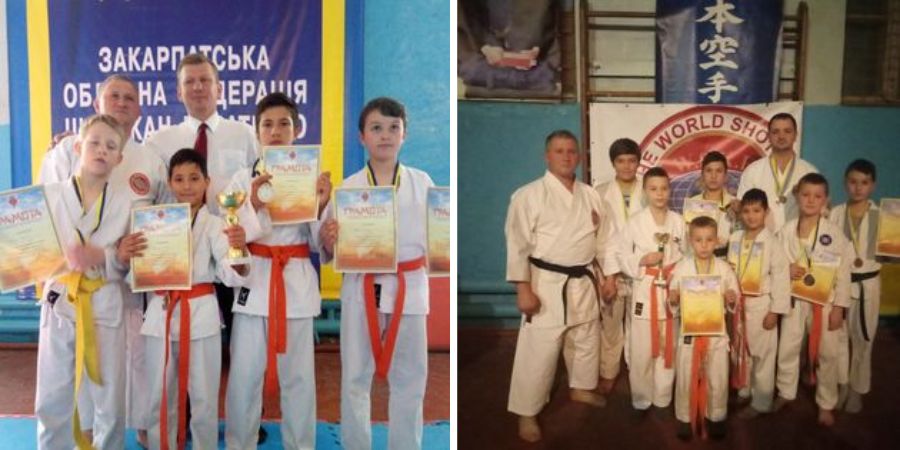 Каратисти з нагородами
