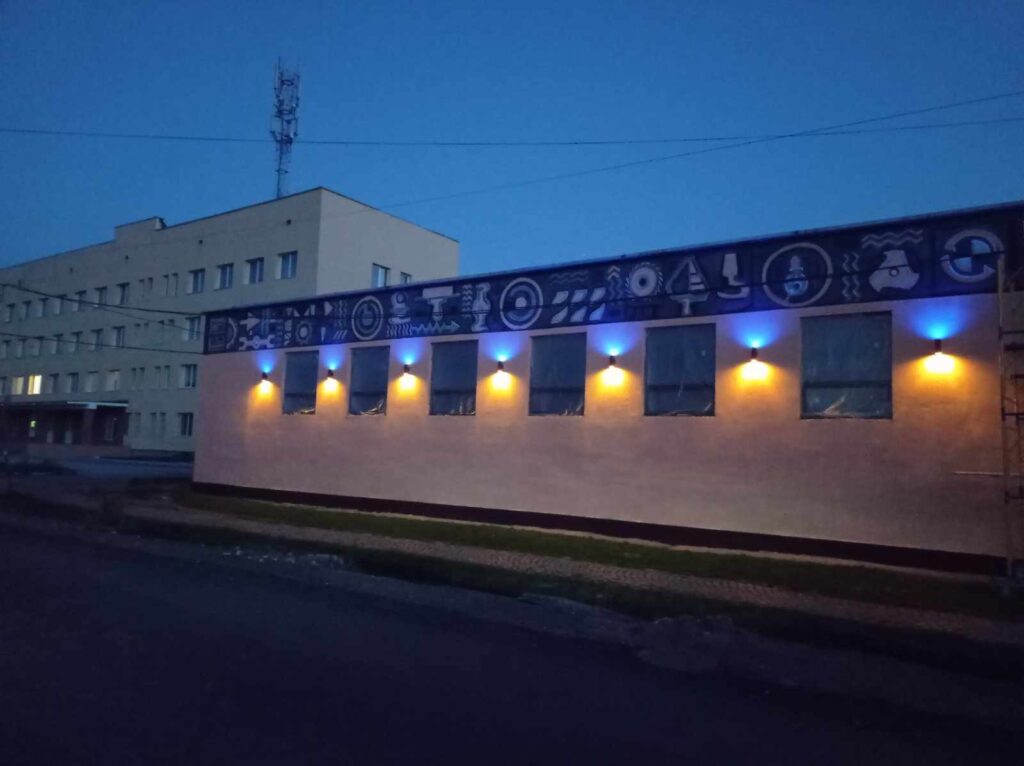 Підсвітка Свалявського ліцею