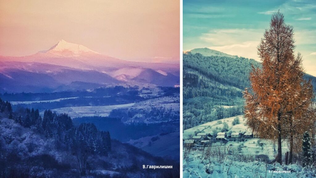 Сніг у Карпатах