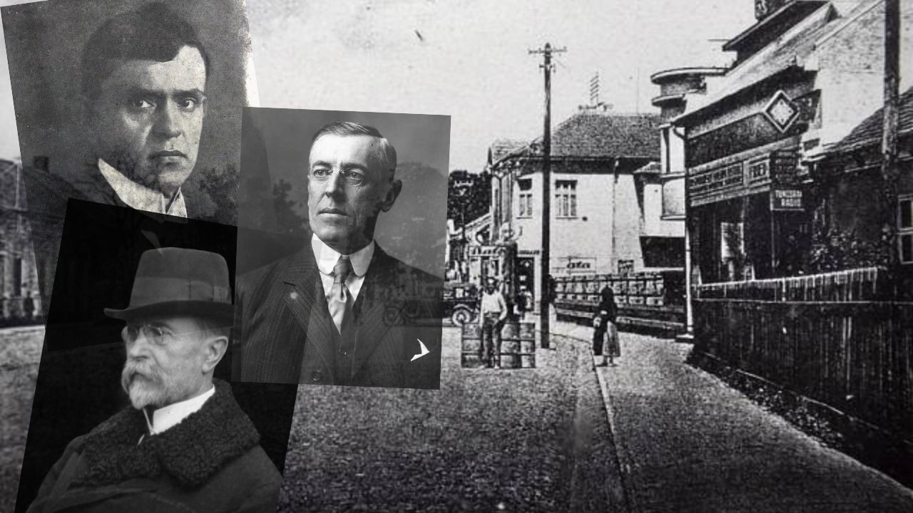 Свалява, Жаткович, Масарик, Вільсон