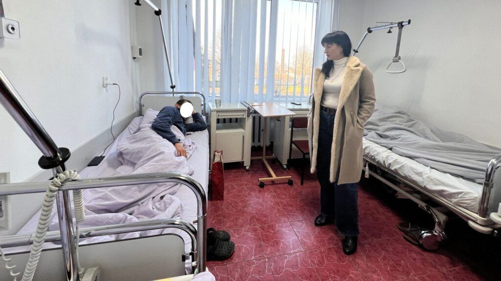 Військовий у лікарні Сваляви