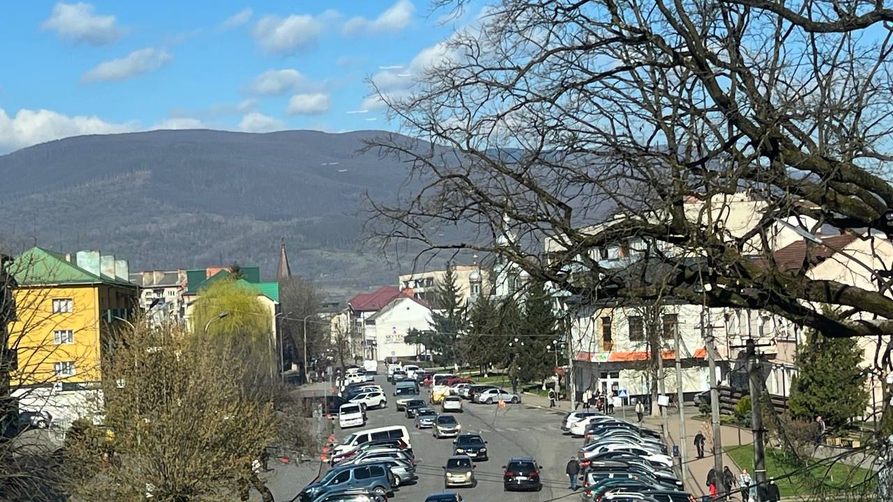 Свалява, центр