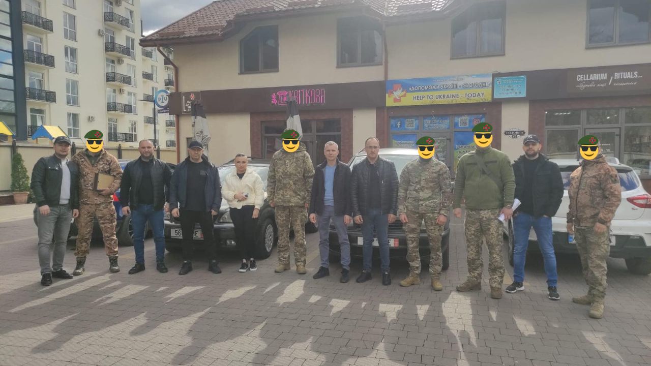 Авто на ЗСУ з Сваляви