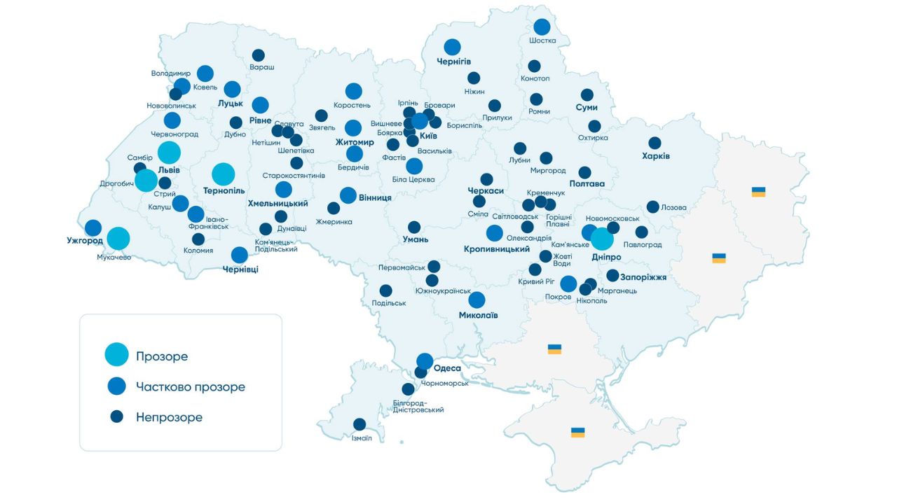 Прозорість міст. Мукачево