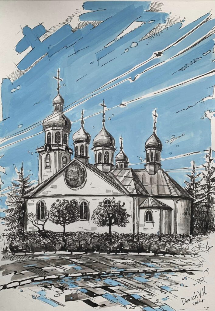Малюнок Церкви у Сваляві