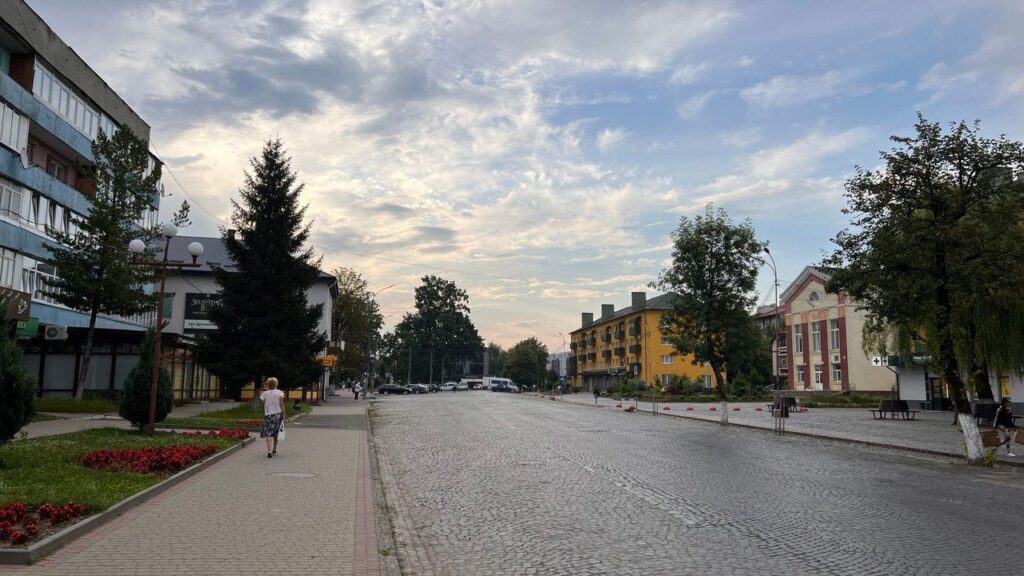 Свалява, центр