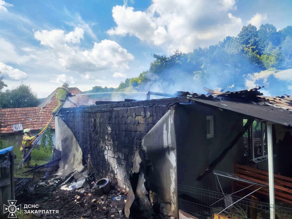 Пожежа у Сасівці