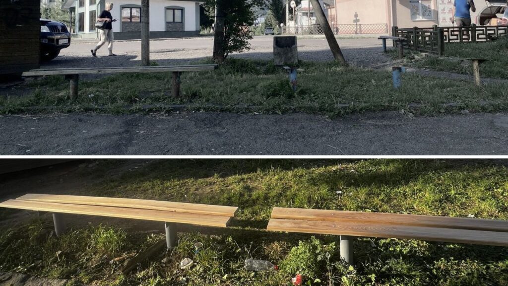 Благоустрій зупинки у Сваляві