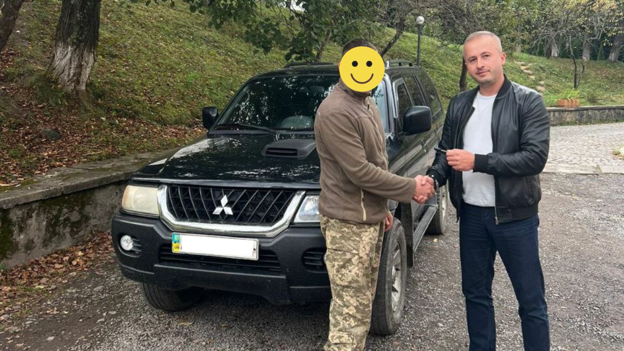 Авто для ЗСУ з Поляни