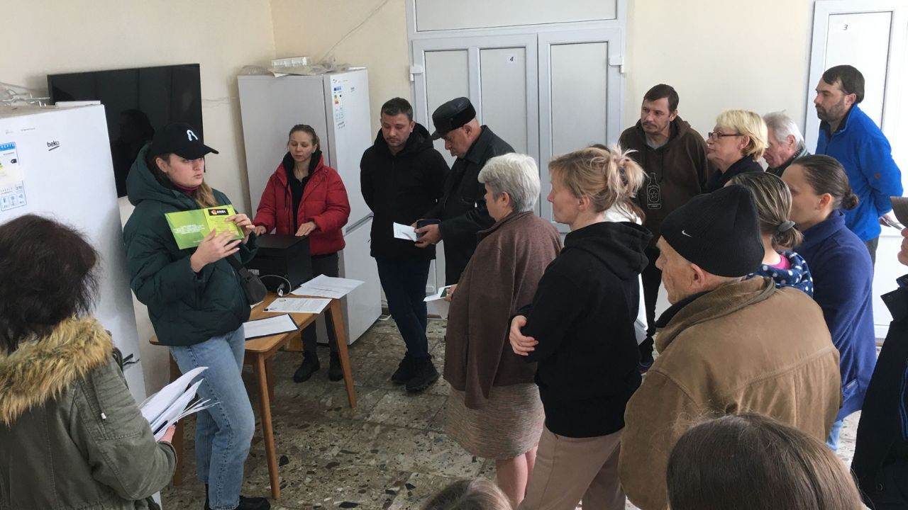 ВПО Стрйоне отримують ваучери
