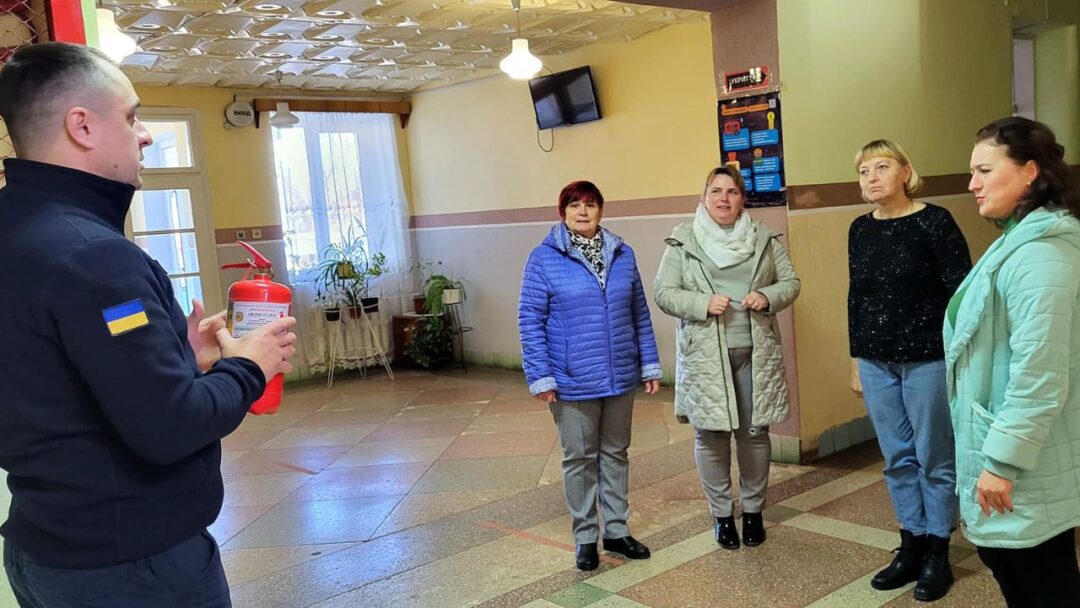 ДСНС у ліцеї Свалява