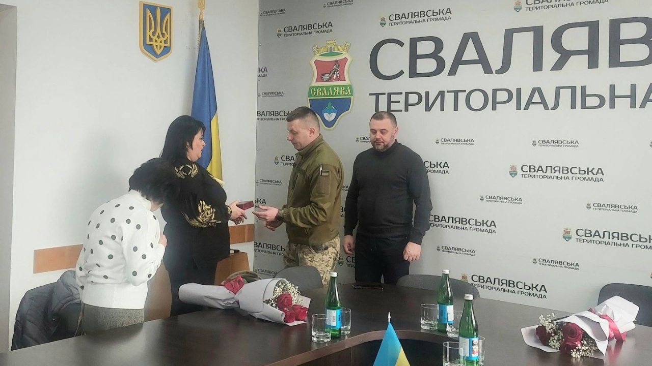 Вручення орденів у Сваляві