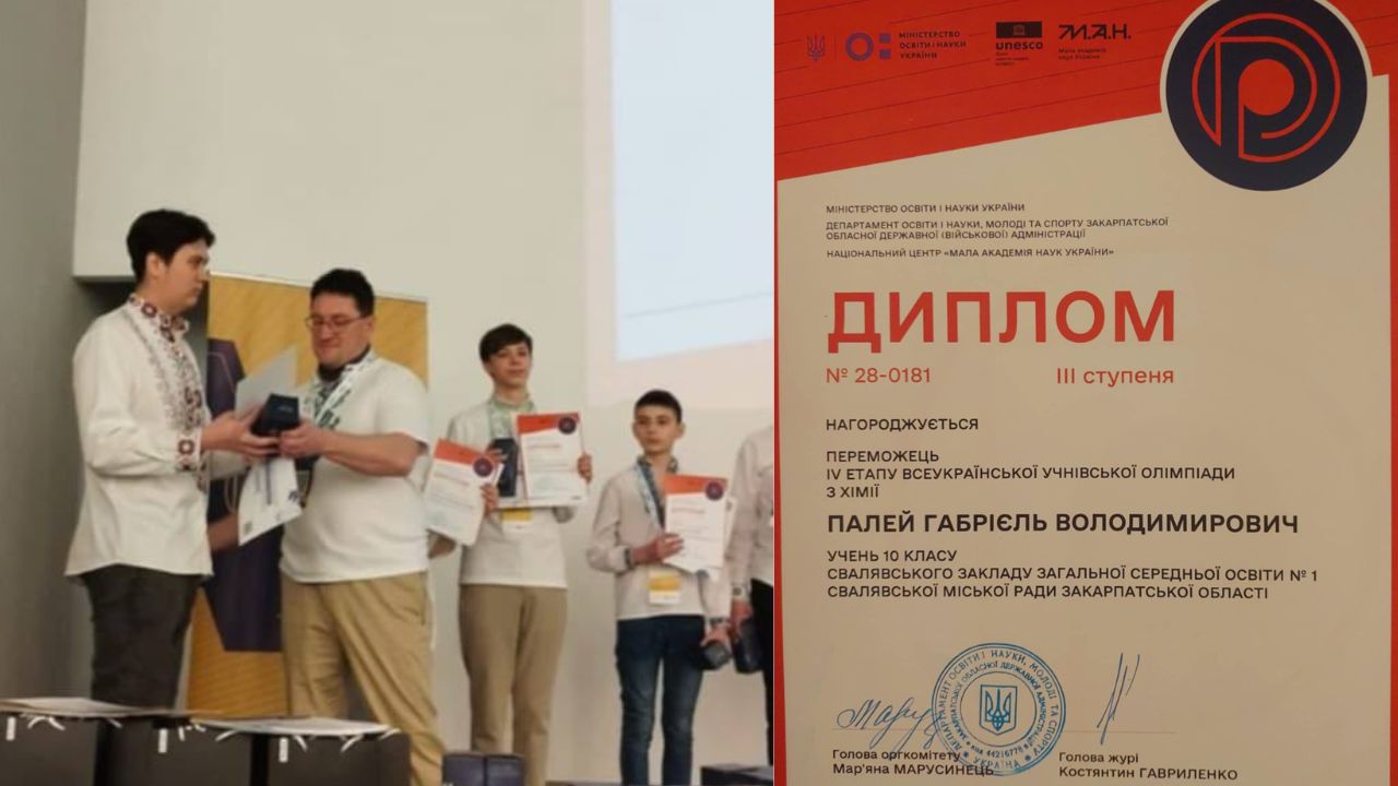 Всеукраїнська олімпіадіа з хімії