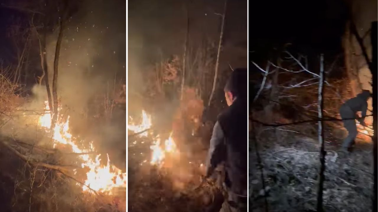 Пожежа на Чонках у Сваляві