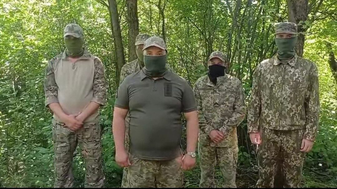Скриншот з відеозвернення бійців