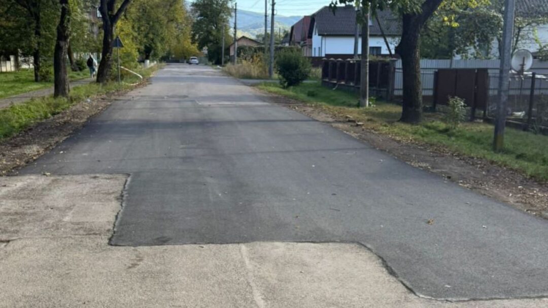 Ремонт дороги вул. Шерегія у Сваляві