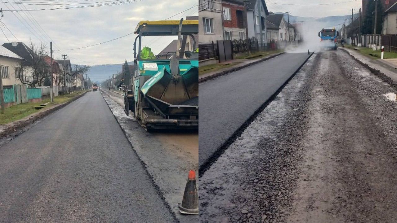 Ремонт дороги у Керецьках