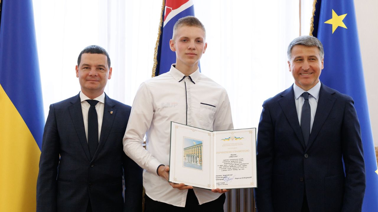 Руслан Стегура отримав грамоту